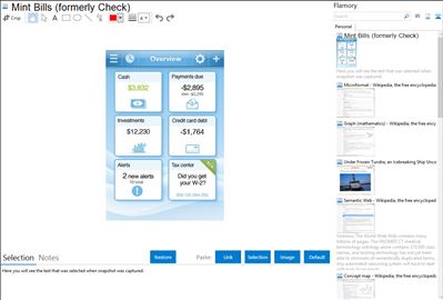 Mint Bills (formerly Check) - Flamory bookmarks and screenshots