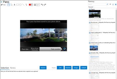 Pano - Flamory bookmarks and screenshots