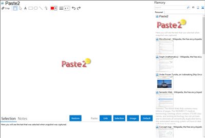 Paste2 - Flamory bookmarks and screenshots
