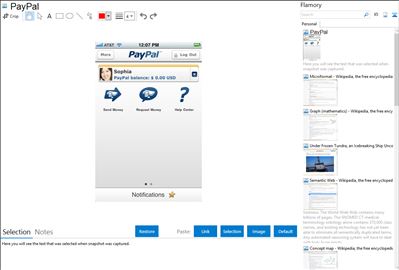 PayPal - Flamory bookmarks and screenshots