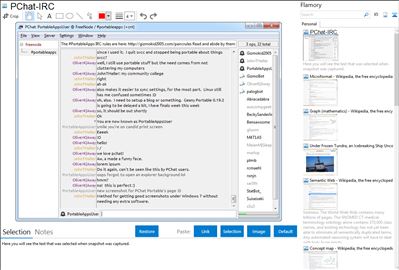 PChat-IRC - Flamory bookmarks and screenshots