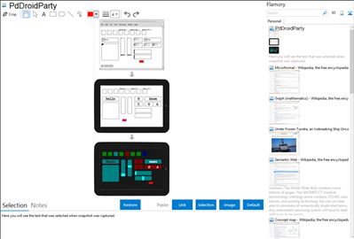 PdDroidParty - Flamory bookmarks and screenshots