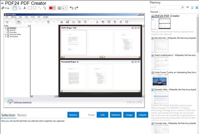 PDF24 PDF Creator - Flamory bookmarks and screenshots