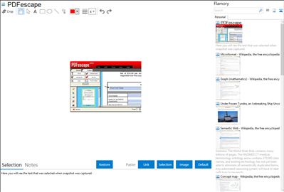 PDFescape - Flamory bookmarks and screenshots