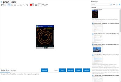 phonTuner - Flamory bookmarks and screenshots