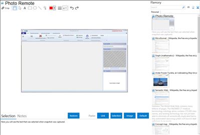 Photo Remote - Flamory bookmarks and screenshots