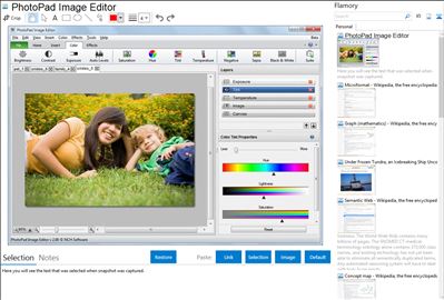 PhotoPad Image Editor - Flamory bookmarks and screenshots