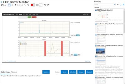 PHP Server Monitor - Flamory bookmarks and screenshots