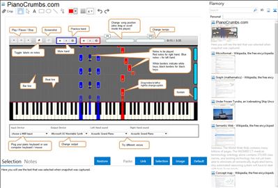 PianoCrumbs.com - Flamory bookmarks and screenshots