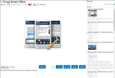Picsel Smart Office - Flamory bookmarks and screenshots