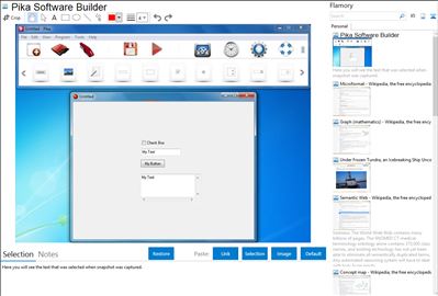 Pika Software Builder - Flamory bookmarks and screenshots