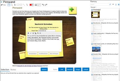 Pinnwand - Flamory bookmarks and screenshots