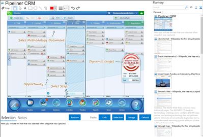 Pipeliner CRM - Flamory bookmarks and screenshots