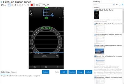 PitchLab Guitar Tuner - Flamory bookmarks and screenshots