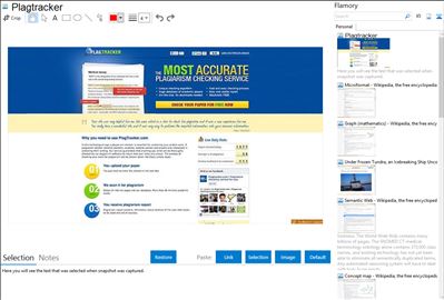 Plagtracker - Flamory bookmarks and screenshots