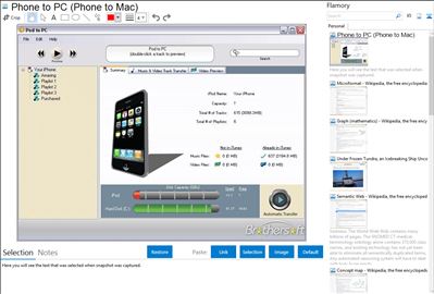 Phone to PC (Phone to Mac) - Flamory bookmarks and screenshots