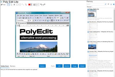Poly Edit Lite - Flamory bookmarks and screenshots