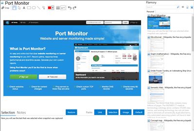 Port Monitor - Flamory bookmarks and screenshots