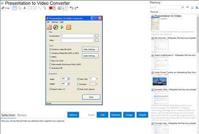 Presentation to Video Converter - Flamory bookmarks and screenshots
