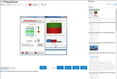 PretonSaver - Flamory bookmarks and screenshots