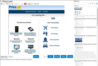 Price.com - Flamory bookmarks and screenshots