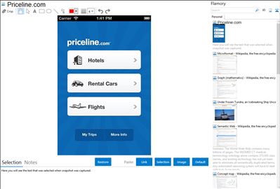 Priceline.com - Flamory bookmarks and screenshots