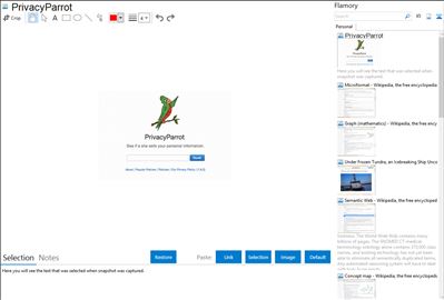 PrivacyParrot - Flamory bookmarks and screenshots