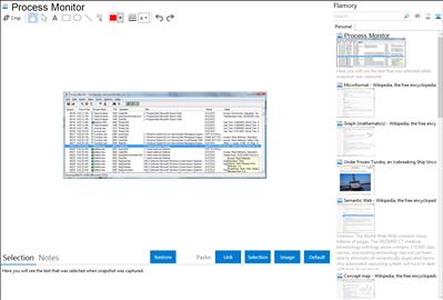 Process Monitor - Flamory bookmarks and screenshots