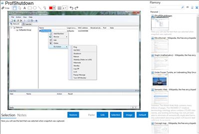 ProfShutdown - Flamory bookmarks and screenshots