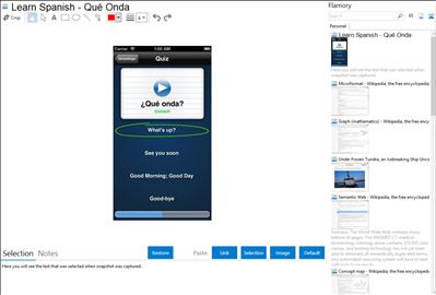 Learn Spanish - Qué Onda - Flamory bookmarks and screenshots