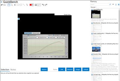 QuickBench - Flamory bookmarks and screenshots