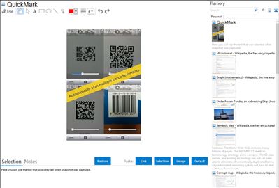 QuickMark - Flamory bookmarks and screenshots