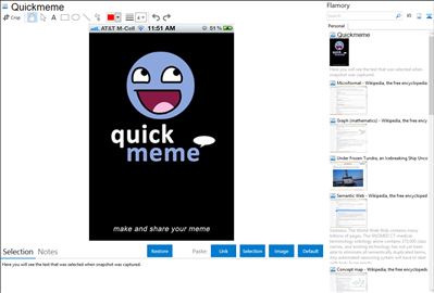 Quickmeme - Flamory bookmarks and screenshots