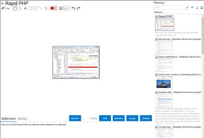 Rapid PHP - Flamory bookmarks and screenshots
