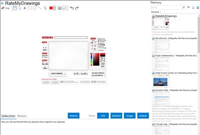 RateMyDrawings - Flamory bookmarks and screenshots