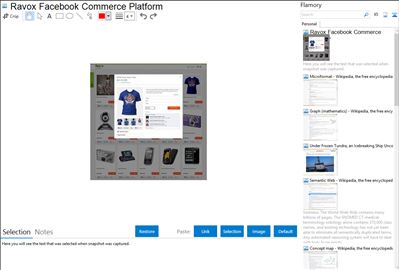 Ravox Facebook Commerce Platform - Flamory bookmarks and screenshots