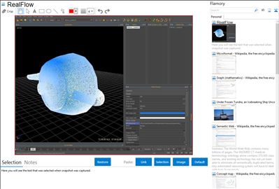 RealFlow - Flamory bookmarks and screenshots