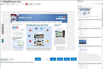 RebelMouse.com - Flamory bookmarks and screenshots