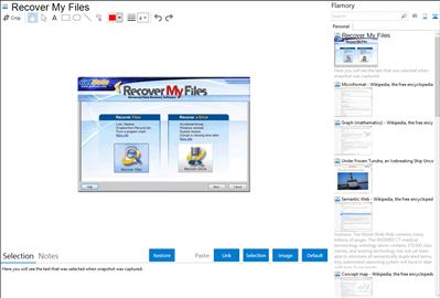 Recover My Files - Flamory bookmarks and screenshots