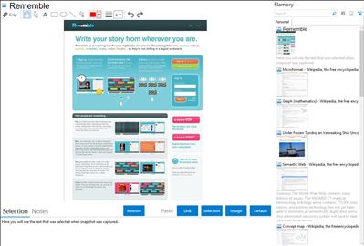 Rememble - Flamory bookmarks and screenshots