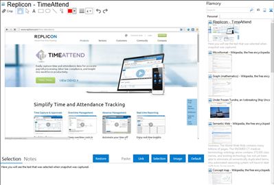 Replicon - TimeAttend - Flamory bookmarks and screenshots