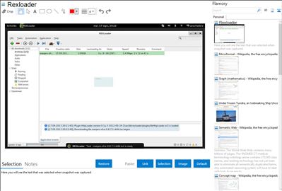 Rexloader - Flamory bookmarks and screenshots