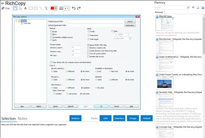 RichCopy - Flamory bookmarks and screenshots