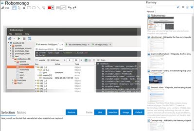 Robomongo - Flamory bookmarks and screenshots