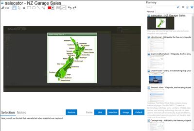 salecator - NZ Garage Sales - Flamory bookmarks and screenshots