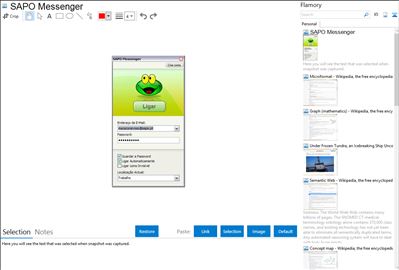 SAPO Messenger - Flamory bookmarks and screenshots