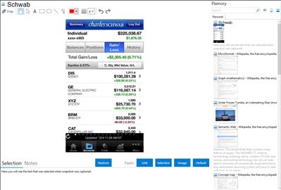 Schwab - Flamory bookmarks and screenshots
