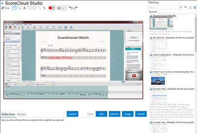 ScoreCloud Studio - Flamory bookmarks and screenshots