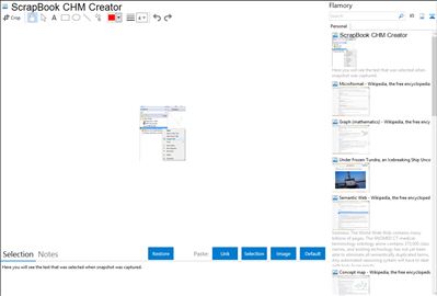 ScrapBook CHM Creator - Flamory bookmarks and screenshots