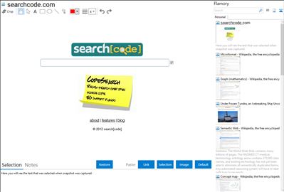 searchcode.com - Flamory bookmarks and screenshots
